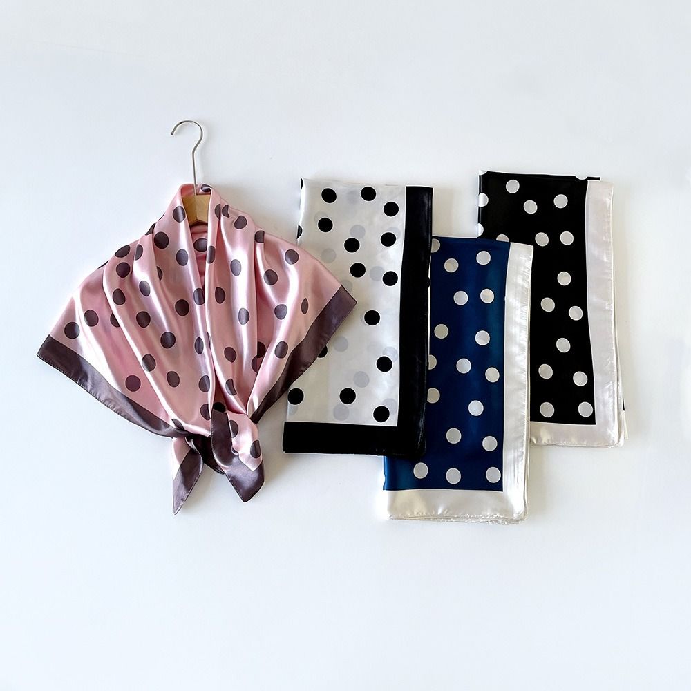 وشاح أنيق مطبوع بنقاط هندسية ع - مراجعة Women'S Accessories Clothing وسعره