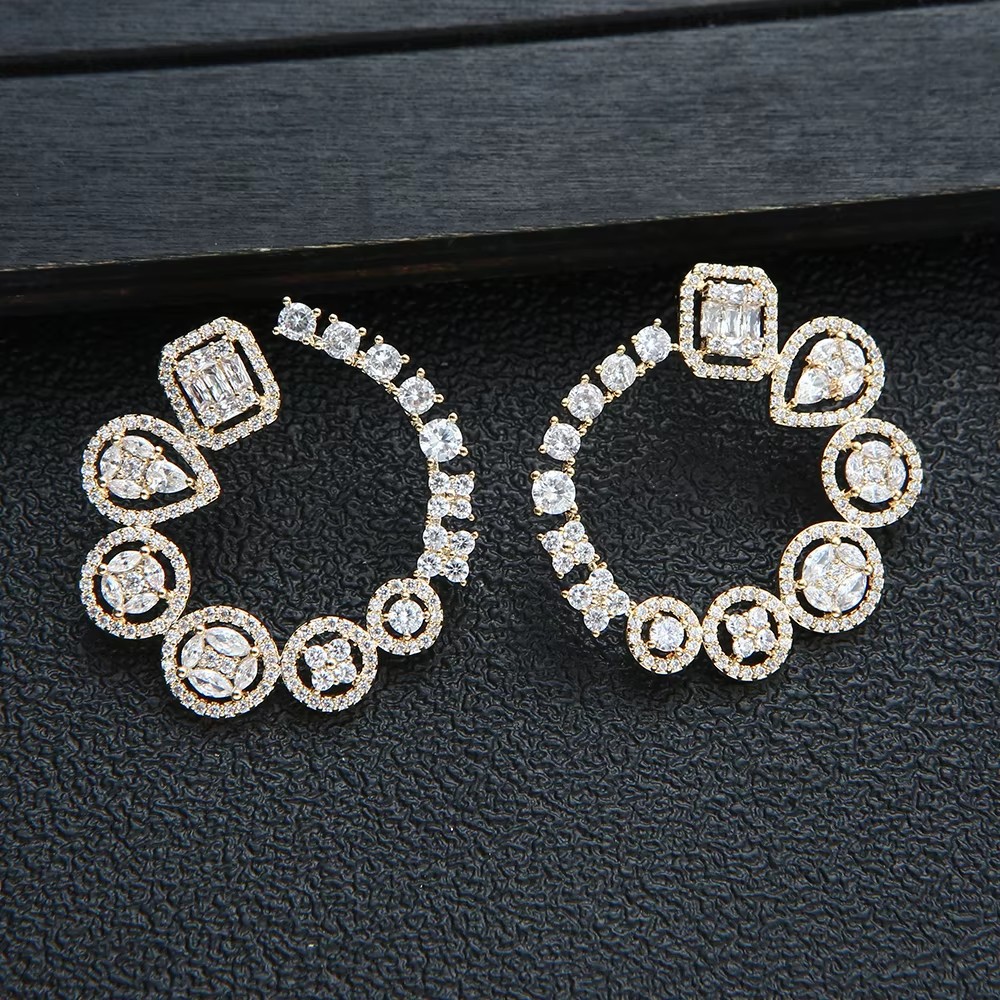 الفاخرة أقراط مستديرة للنساء ا - مراجعة Women Accessories Dubai وسعره