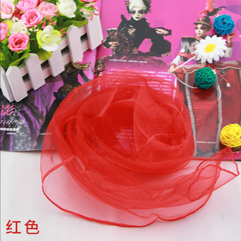 بلون الشيفون وشاح الحرير الصغي - مراجعة Silk Scarf Square وسعره